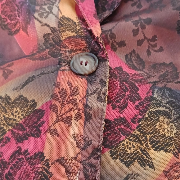 VTG LAWRENCE Philadelphia womens Jacket Size 13/14 Junior  Multi-colored pads - Picture 9 of 9